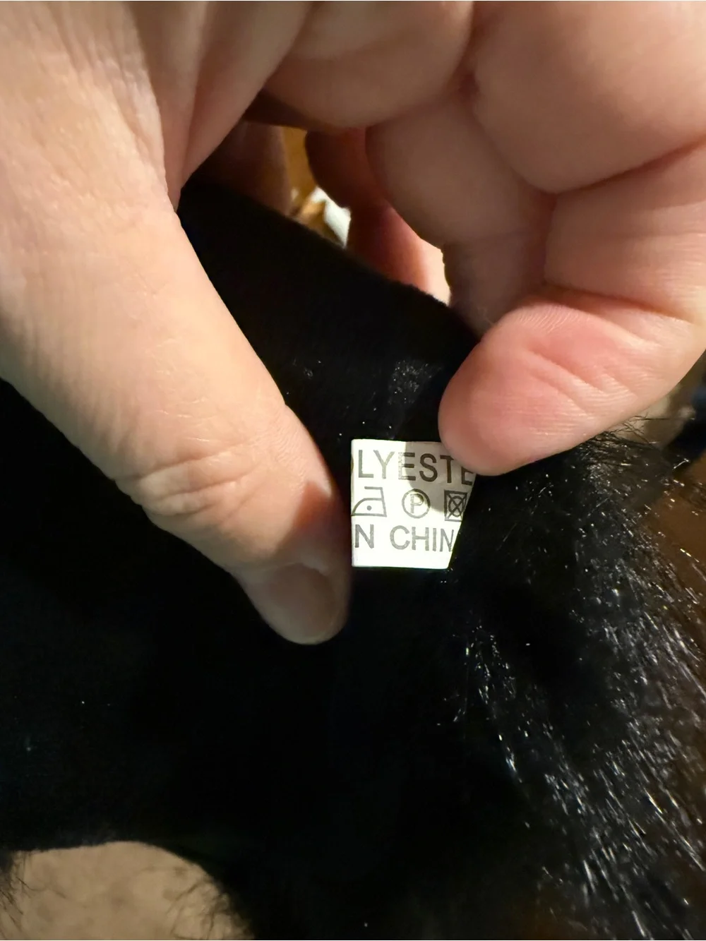 Black Faux Fur stretch headband - Women Accessories